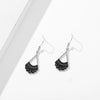 Women's Retro Drop Oil Fanshaped Copper Alloy Stud Earrings