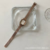 Women's Retro Elegant Quartz Watch Alloy Case Ordinary Glass Mirror Rectangular Style