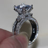 Women's Retro Elegant Ring Copper Zircon Geometric