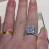 Women's Retro Elegant Ring Copper Zircon Geometric