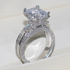 Women's Retro Elegant Ring Copper Zircon Geometric