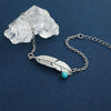 Women's Retro Fashion Hollow Leaf Alloy Feather Anklet