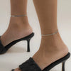 Women's Retro Geometric Alloy Anklet With Electroplated Finish Simple Fashion Jewelry