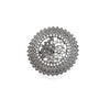 Women's Retro Geometric Alloy Statement Ring With Round Cutout Design And Electroplated Finish