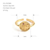 Women's Retro Geometric Architectural Jewelry Set With Embossed Stainless Steel Necklace Earrings Ring And Bracelet