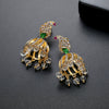 Women's Retro Geometric Multisurface 3D Hollow Bell Earrings With Copper And Zircon Inlay Electroplated Fashion Jewelry