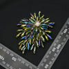 Women's Retro Geometric Natural Freshwater Pearl Brooch With Colorful Branch And Sunflower Design Electroplated Pearl Pin