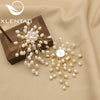 Women's Retro Geometric Pearl Branch Earrings With Electroplated Finish High Grade Niche Design