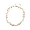 Women's Retro Geometric Pearl Necklace With Electroplating Treatment