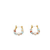 Women's Retro Geometric Ushape Artificial Crystal Handmade Earrings