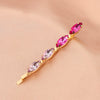 Women's Retro Green Rhinestone Hair Side Clip With Pearl Accent Sweet Cool Animal Inspired Hair Accessory