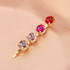 Women's Retro Green Rhinestone Hair Side Clip With Pearl Accent Sweet Cool Animal Inspired Hair Accessory