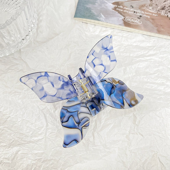 Women's Retro Handmade Acetic Acid Butterfly Hair Clip