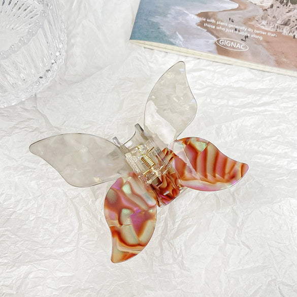Women's Retro Handmade Acetic Acid Butterfly Hair Clip