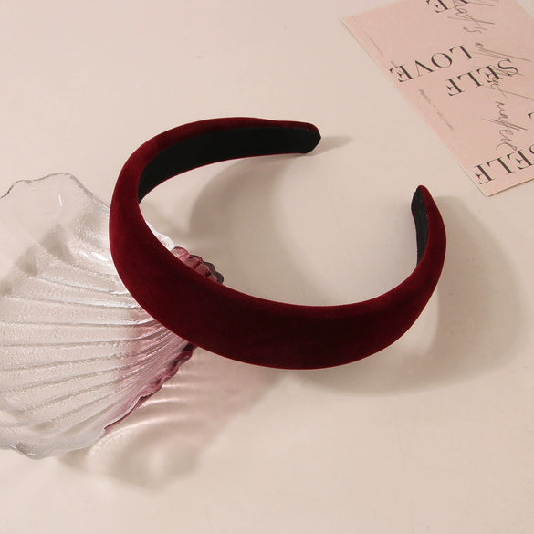 Women's Retro Handmade Cloth Velvet Headband Hair Accessories