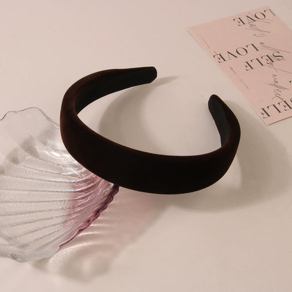 Women's Retro Handmade Cloth Velvet Headband Hair Accessories