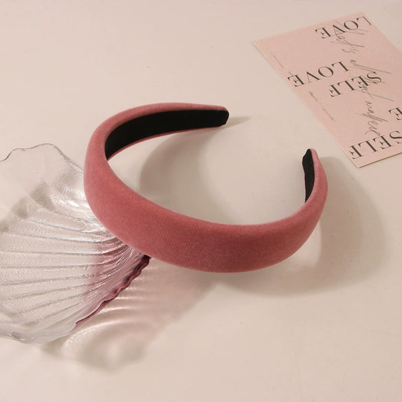 Women's Retro Handmade Cloth Velvet Headband Hair Accessories