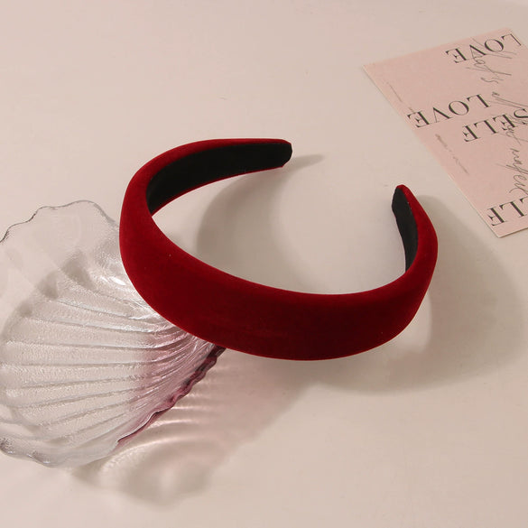 Women's Retro Handmade Cloth Velvet Headband Hair Accessories