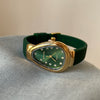 Women's Retro Light Luxury Silicone Alloy Watch With Snake Head Design
