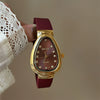 Women's Retro Light Luxury Silicone Alloy Watch With Snake Head Design
