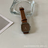 Women's Retro Minimalist Square Dial Alloy Case Leisure Style Watch