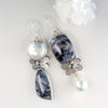 Women's Retro Pearl Enamel Imitation Abalone Shell Zinc Alloy Drop Shape Earrings