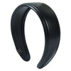 Women's Retro Pu Leather Widebrim Geometric Hair Hoop Handmade Hair Accessories
