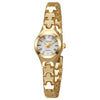 Women's Retro Roman Numeral Round Dial Alloy Bracelet Style Watch