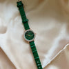 Women's Retro Simple Light Luxury Watch With Alloy Case Crystal Diamond And Small Disc Design