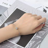 Women's Retro Small Waist Bracelet In S925 Sterling Silver With Diamond Accent Fashion Hand Jewelry