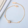 Women's Retro Small Waist Bracelet In S925 Sterling Silver With Diamond Accent Fashion Hand Jewelry