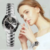 Women's Retro Square Dial Alloy Watch With Stainless Steel Clasp And Mineral Strengthened Glass Mirror