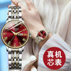 Women's Retro Square Dial Watch With Alloy Case And Stainless Steel Clasp