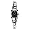 Women's Retro Square Dial Watch With Alloy Case And Stainless Steel Clasp