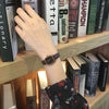 Women's Retro Square Metal Case Imitation Leather Strap Watch