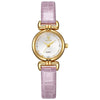 Women's Retro Style Alloy Case And Strap Round Dial Quartz Watch With Printed Logo