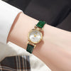 Women's Retro Style Alloy Case And Strap Round Dial Quartz Watch With Printed Logo