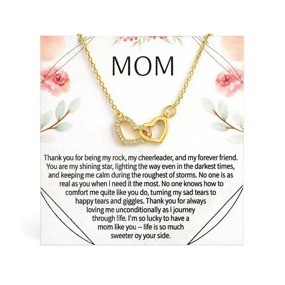 Women's Retro Style Copper Heart Pendant Necklace With Electroplated Geometric Design Regular Chain Elegant Clavicle Necklace