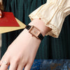 Women's Retro Style Square Zinc Alloy Case And Alloy Strap Quartz Watch