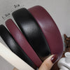 Women's Retro Textured Leather Headband Fashionable French Style Soft Wide Hair Band For Girly Looks