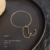 Women's Retro Titanium Steel Geometric Pullout Snake Bone Chain Bracelet With Electroplating