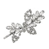 Women's Rhinestone Bridal Hairpin Fashion Flower Diamond Word Clip Elegant Wedding Hair Accessory