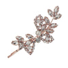 Women's Rhinestone Bridal Hairpin Fashion Flower Diamond Word Clip Elegant Wedding Hair Accessory