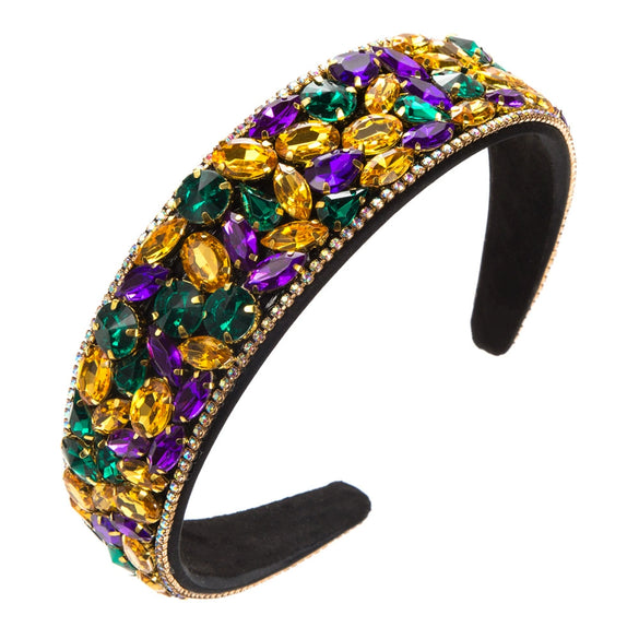 Women's Rhinestone Geometric Retro Widebrimmed Headband Hair Accessories