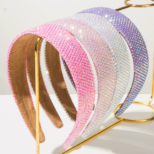 Women's Rhinestone Geometric Sweet Style Seiko Widebrimmed Headband Hair Accessories