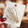 Women's Rhinestone Ghost Hand Side Hair Clip Cartoon Skull Claw Hairpin With Sparkling Diamond Style Detail