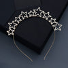 Women's Rhinestone Star Headband Diamond Design