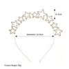 Women's Rhinestone Star Headband Diamond Design