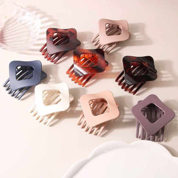 Women's Rhombus Geometric Duckbill Hairpin Pc Material Painted