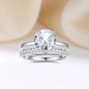 Women's Ring Jewelry 925 Silver High Sense Geometric Electroplating Diamond